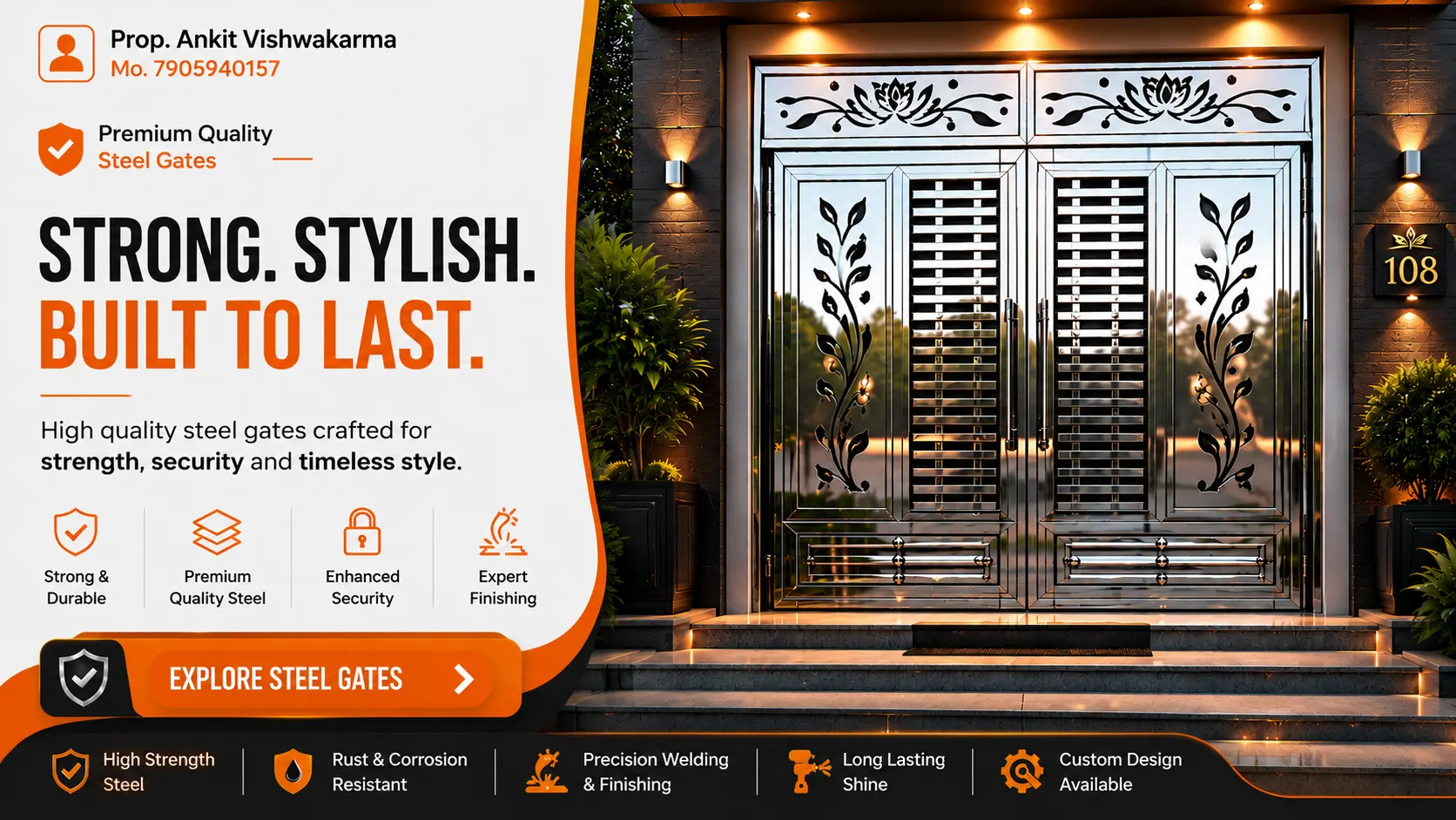 Steel Gate Banner