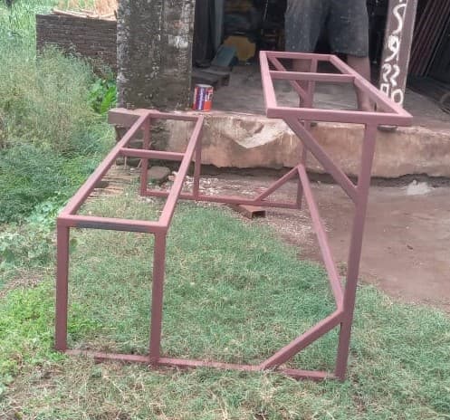 MS School Bench Fabrication â Metal Sitting Stand